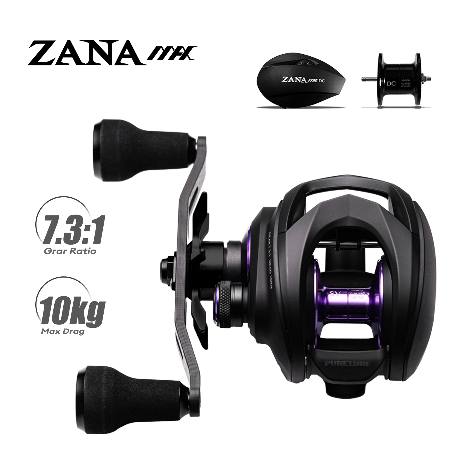 Abu Garcia Reel Max - 퓨어러어 자나 맥스 10KG SV+DC 듀얼