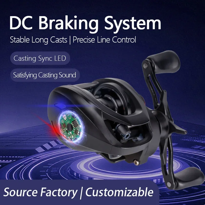 Spincast Reel - DC 워터드롭 릴 스마트 전자 브레이크